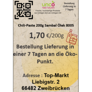 Chili-Paste 200g Sambal Ölek 8005