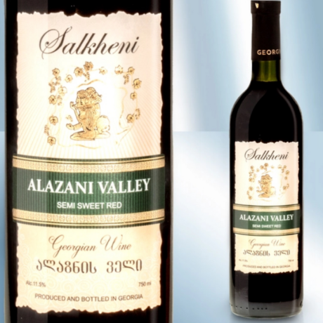 Rotwein "Alazani Valley", lieblich, 11,5%, 750ml