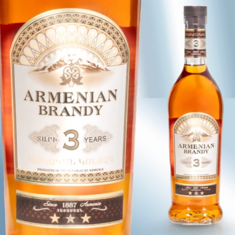 Weinbrand "Arcon", 3 Jahre,  40%, 500ml