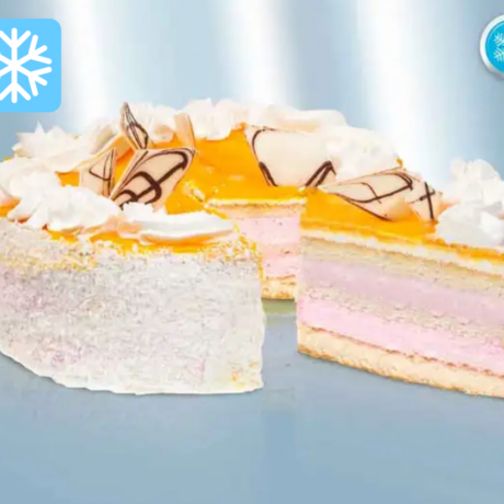 Biscuittorte Pfirsich-Orange 900 g