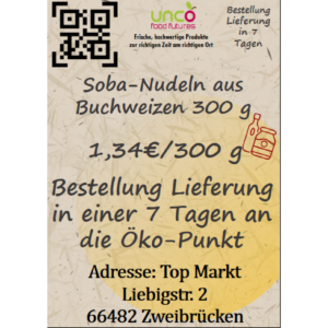 Soba-Nudeln aus Buchweizen 300 g